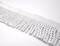 Belagio Bullion Fringe Trim, 4" Wide, Softer Collection, 15 Yards, White